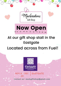 Our gift shop stall in the Eastgate now Open