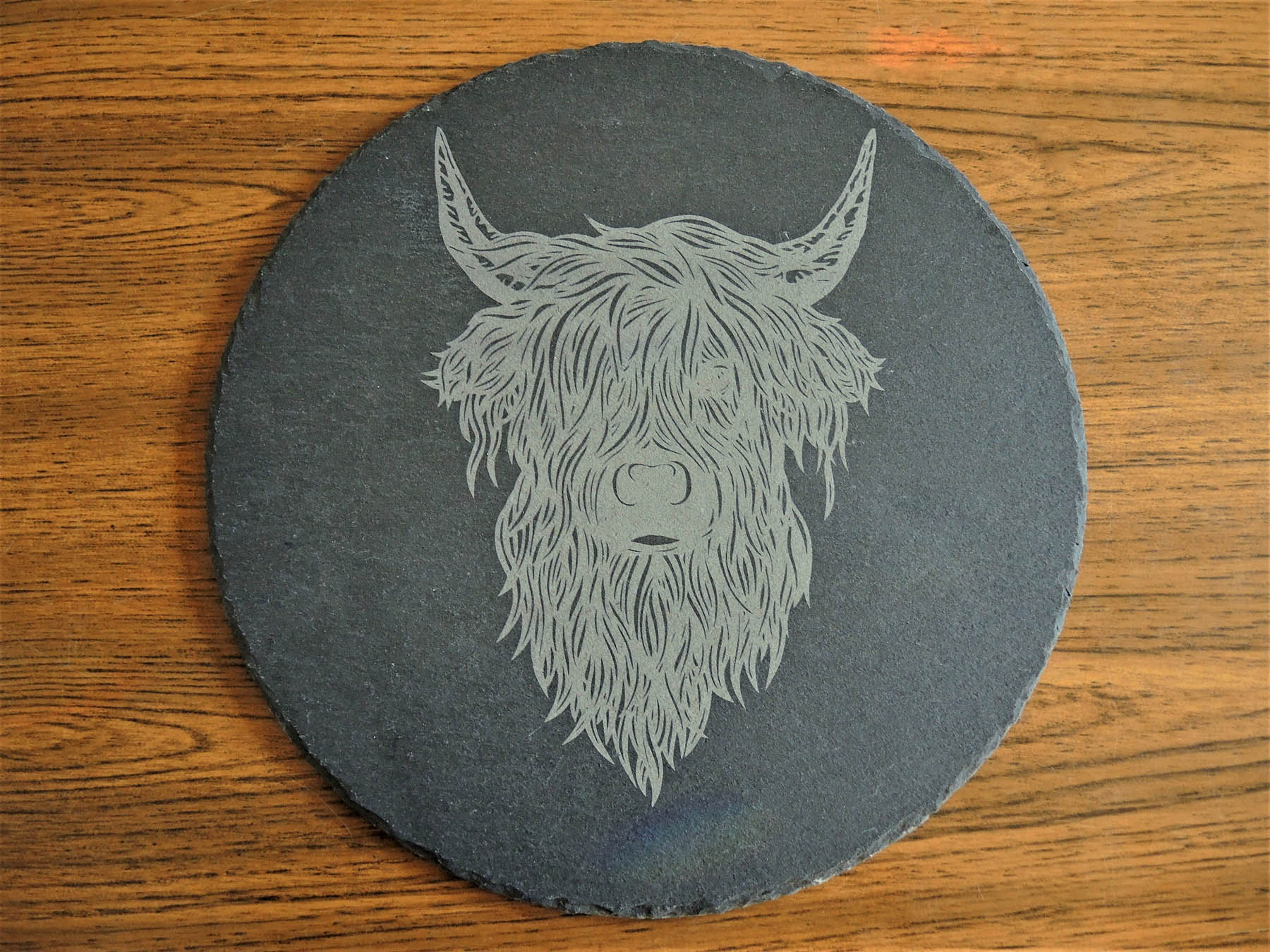Highland Cow Slate Placemat