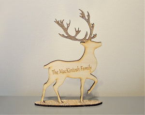 Personalised Stag Decoration