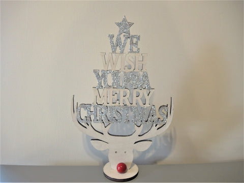 We Wish You a Merry Christmas Freestanding Decoration
